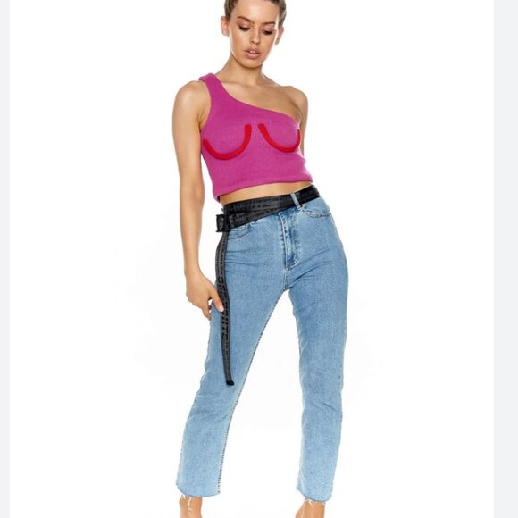 Orseund Iris Tops - Orseund Iris One-Shoulder Crop Top